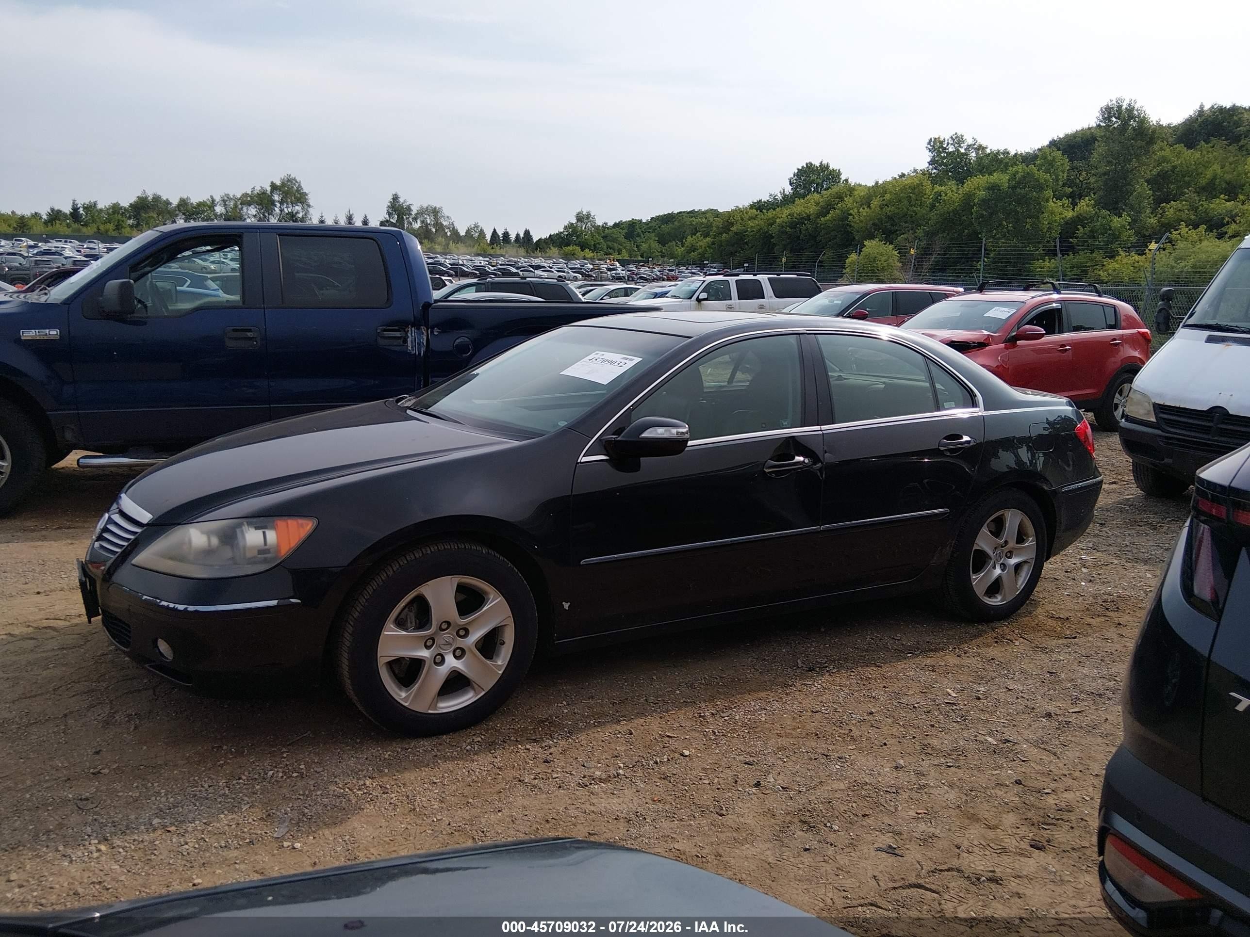 2007 Acura Rl 3.5 Серый vin: JH4KB16697C003782