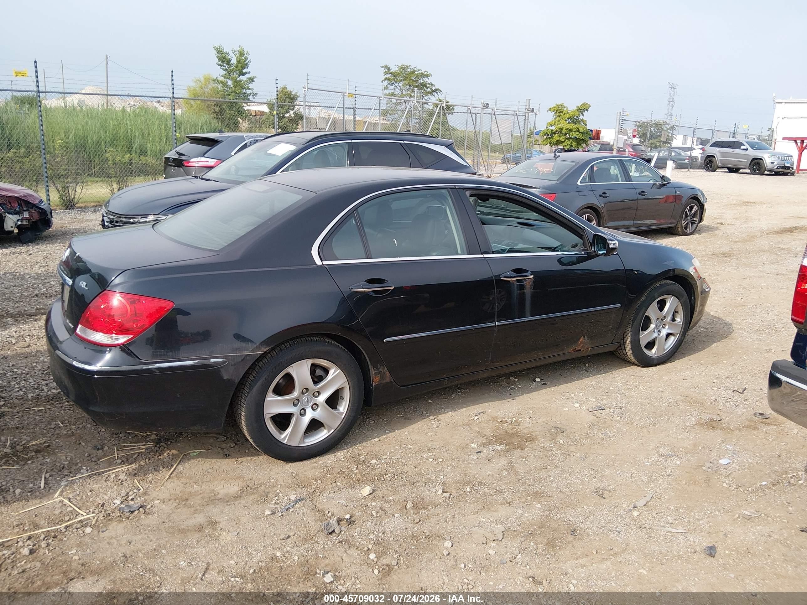 2007 Acura Rl 3.5 Серый vin: JH4KB16697C003782