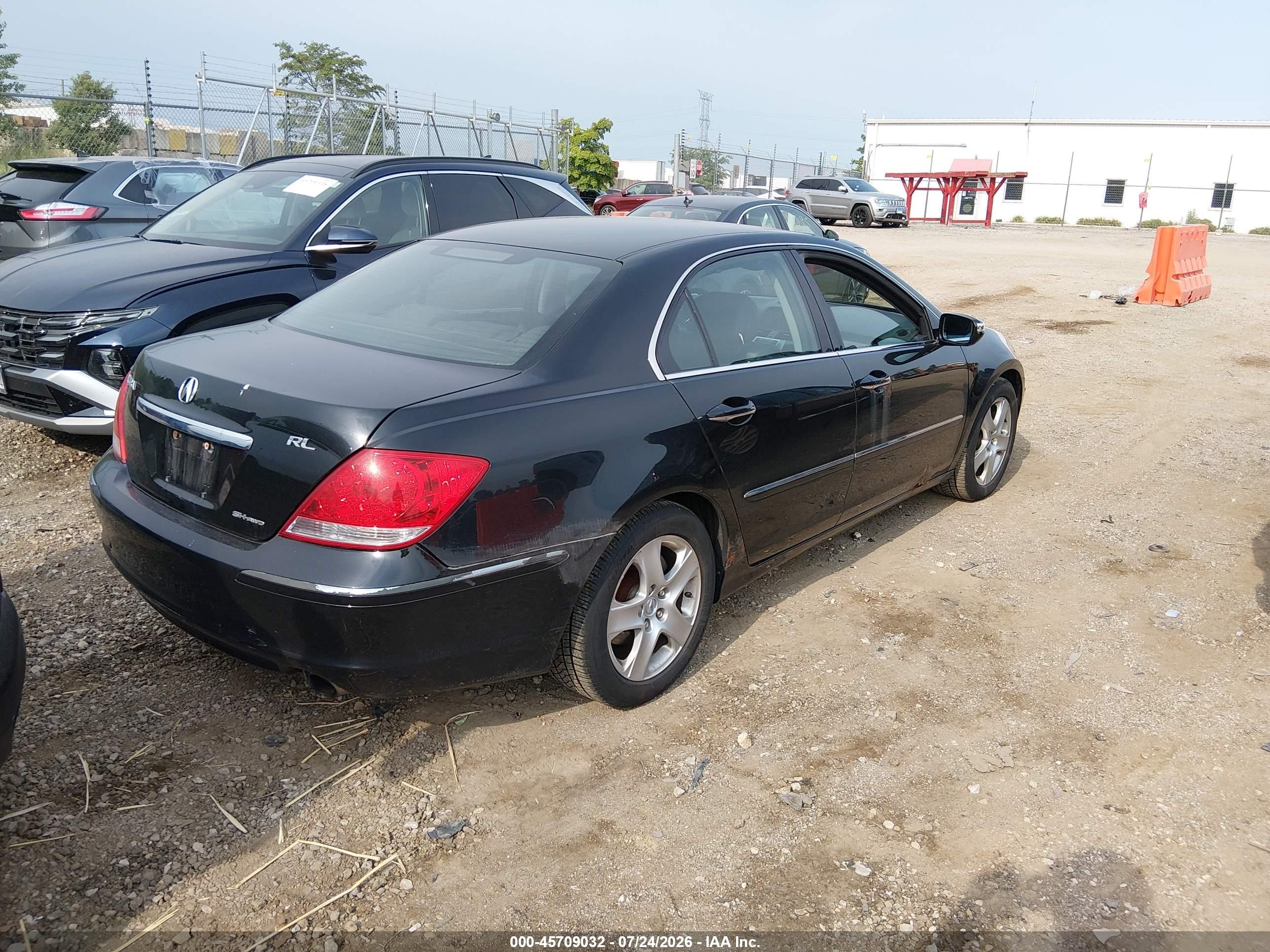 2007 Acura Rl 3.5 Серый vin: JH4KB16697C003782