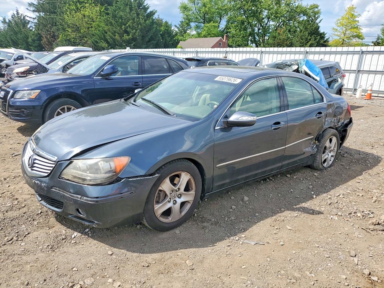 2008 Acura Rl Gray vin: JH4KB16698C003573