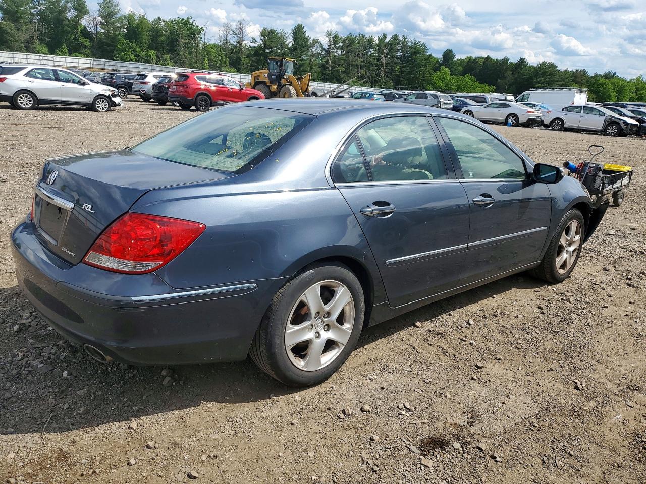 2008 Acura Rl Gray vin: JH4KB16698C003573