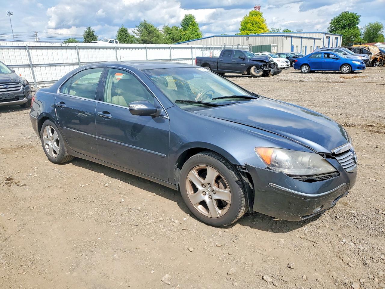 2008 Acura Rl Gray vin: JH4KB16698C003573