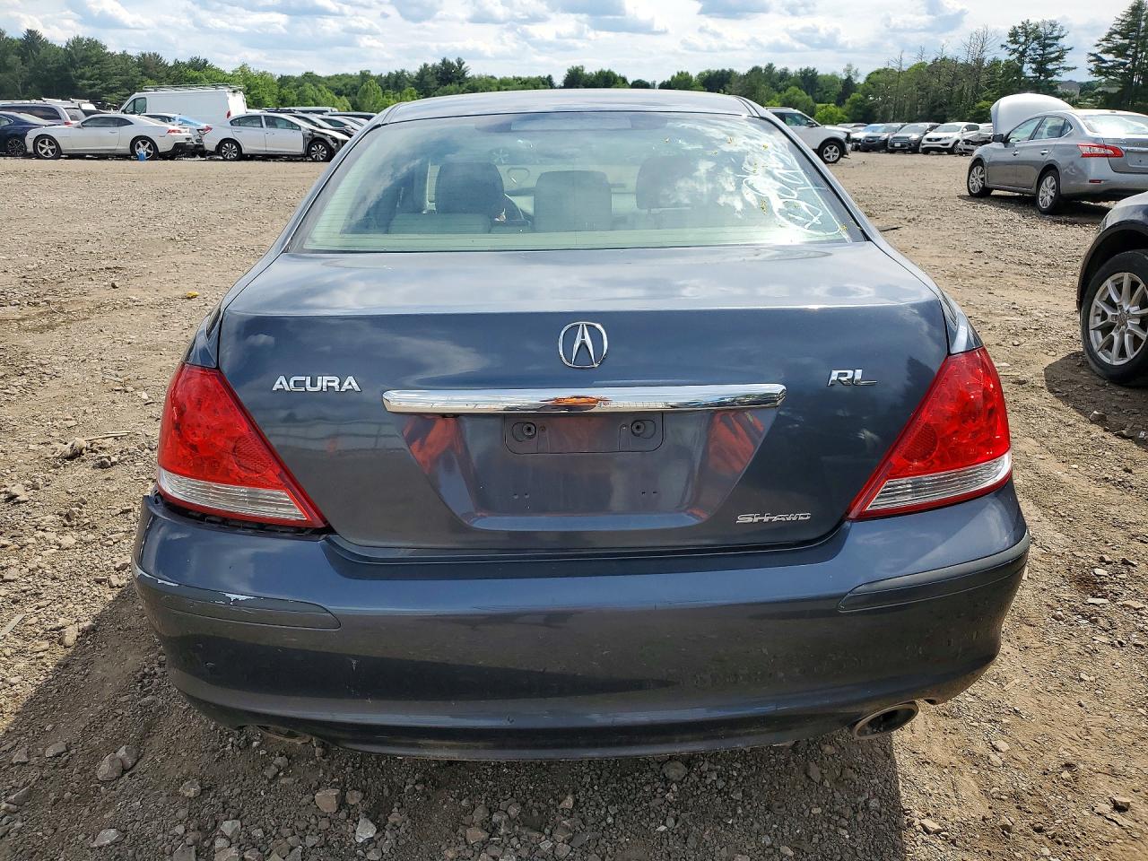 2008 Acura Rl Gray vin: JH4KB16698C003573