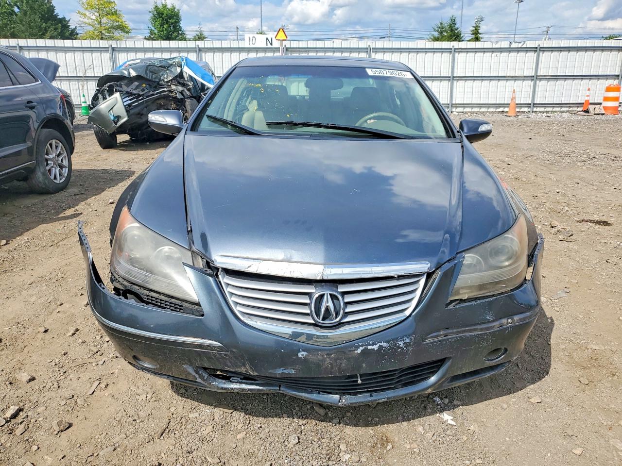 2008 Acura Rl Gray vin: JH4KB16698C003573
