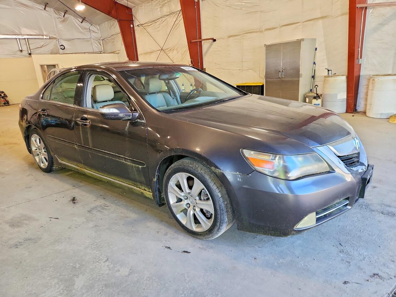 2009 Acura Rl Gray vin: JH4KB26639C000854