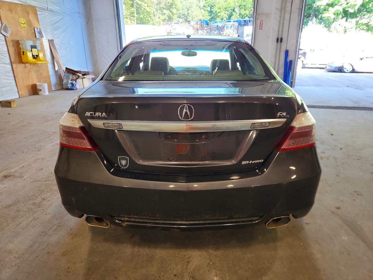 2009 Acura Rl Gray vin: JH4KB26639C000854