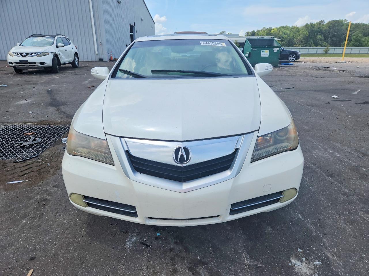 2009 Acura Rl Белый vin: JH4KB26639C001728
