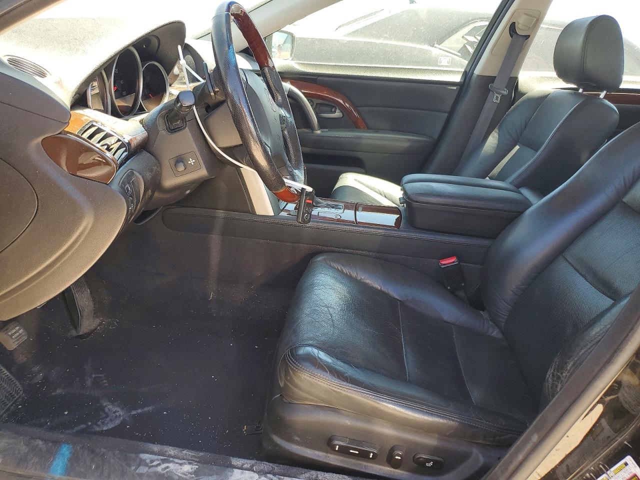 2009 Acura Rl Черный vin: JH4KB26649C000622