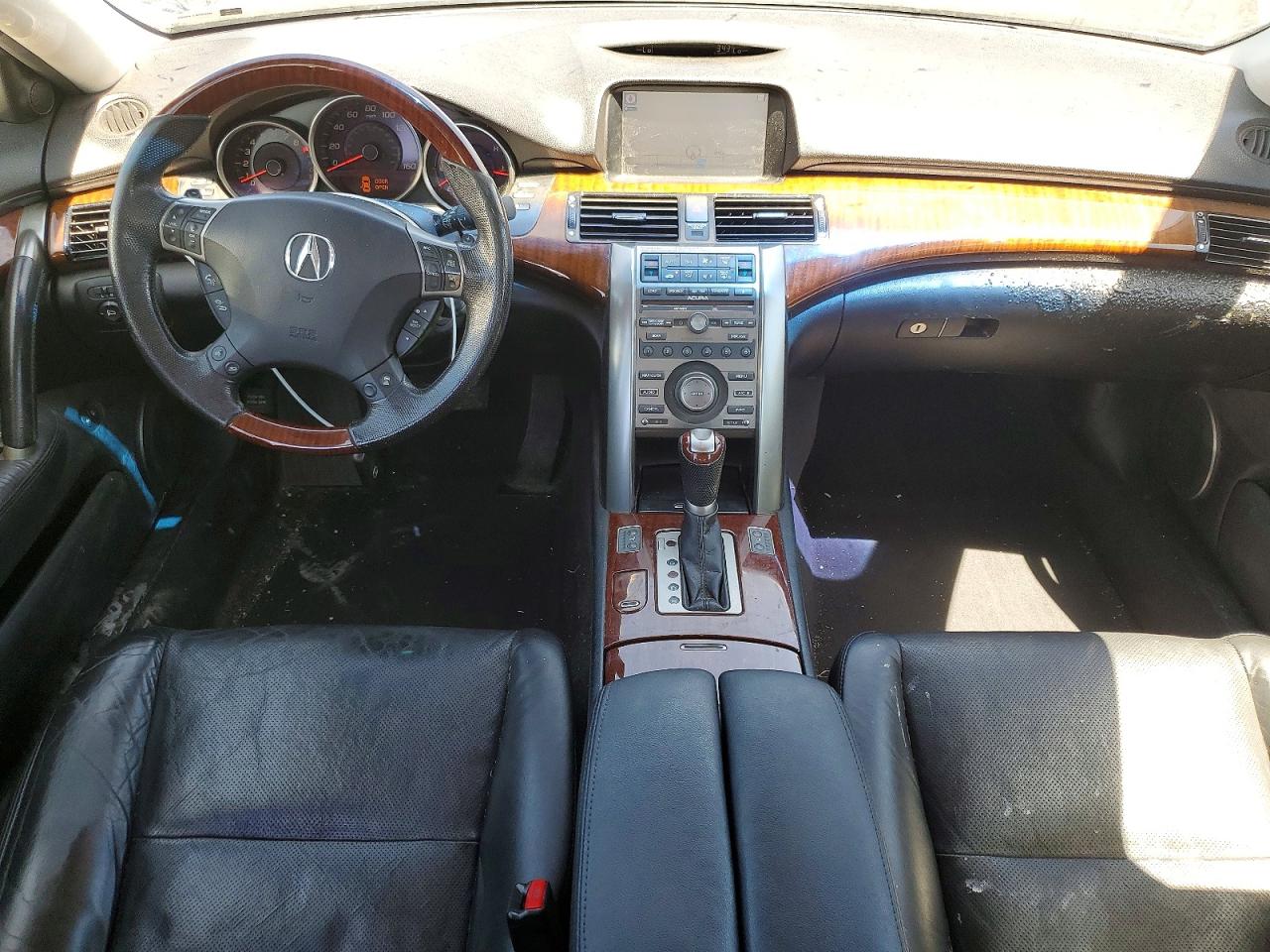 2009 Acura Rl Черный vin: JH4KB26649C000622