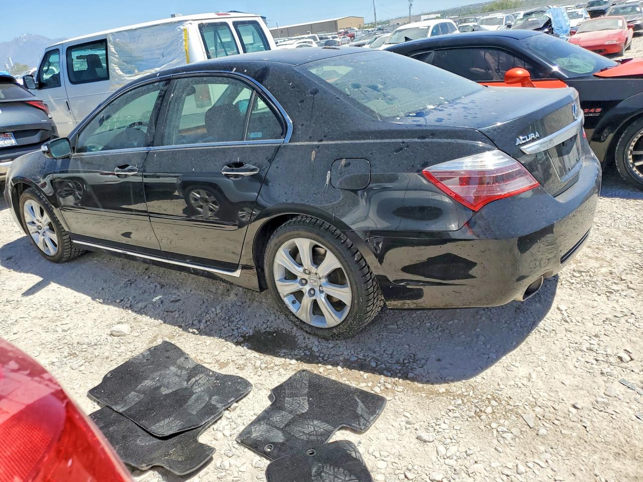 2009 Acura Rl Черный vin: JH4KB26649C000622