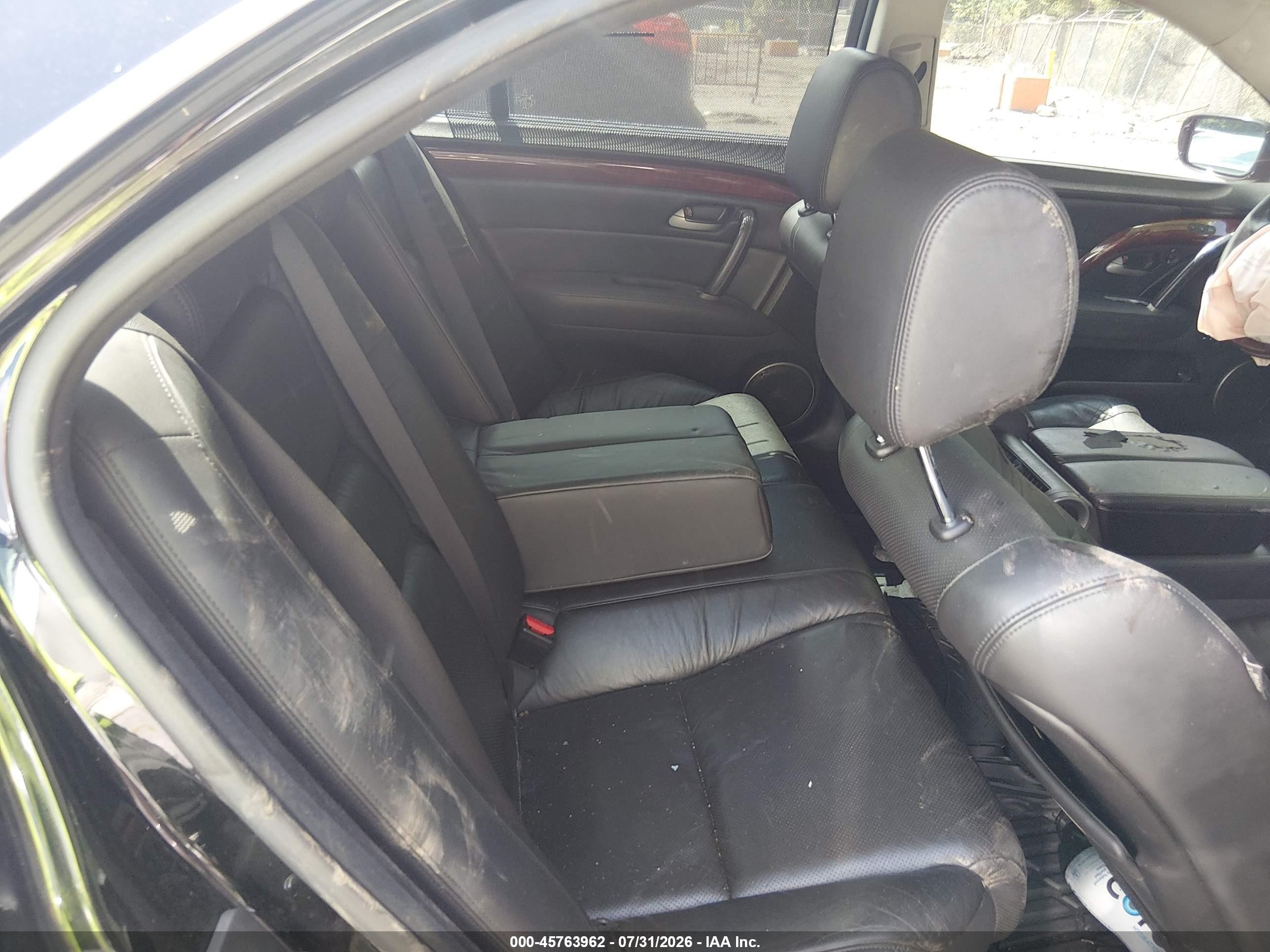 2009 Acura Rl 3.7 Black vin: JH4KB26649C002032