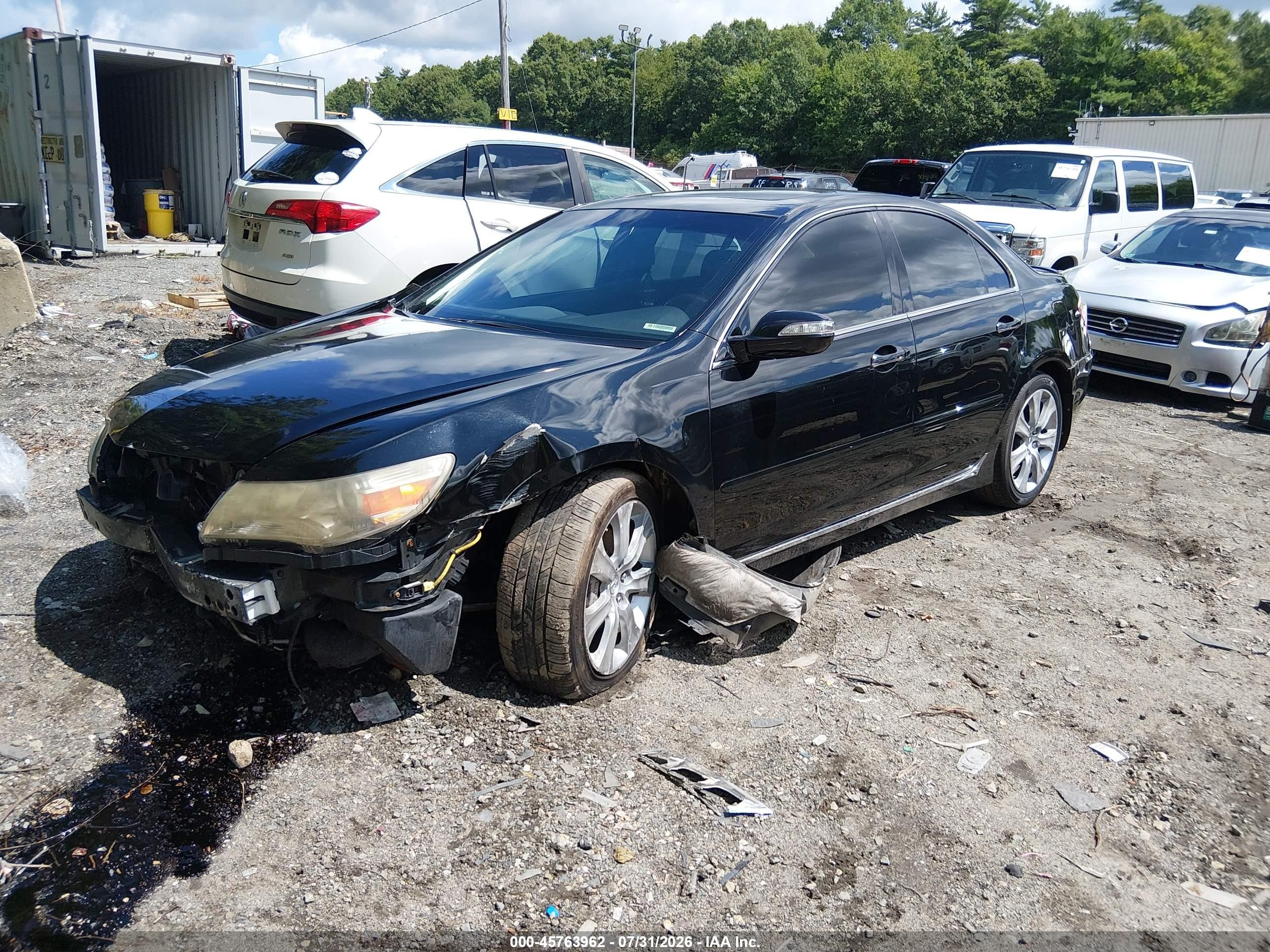 2009 Acura Rl 3.7 Black vin: JH4KB26649C002032