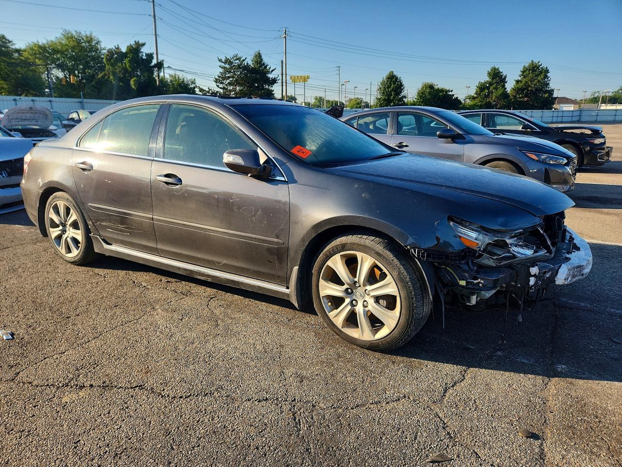 2009 Acura Rl Gray vin: JH4KB26649C002080