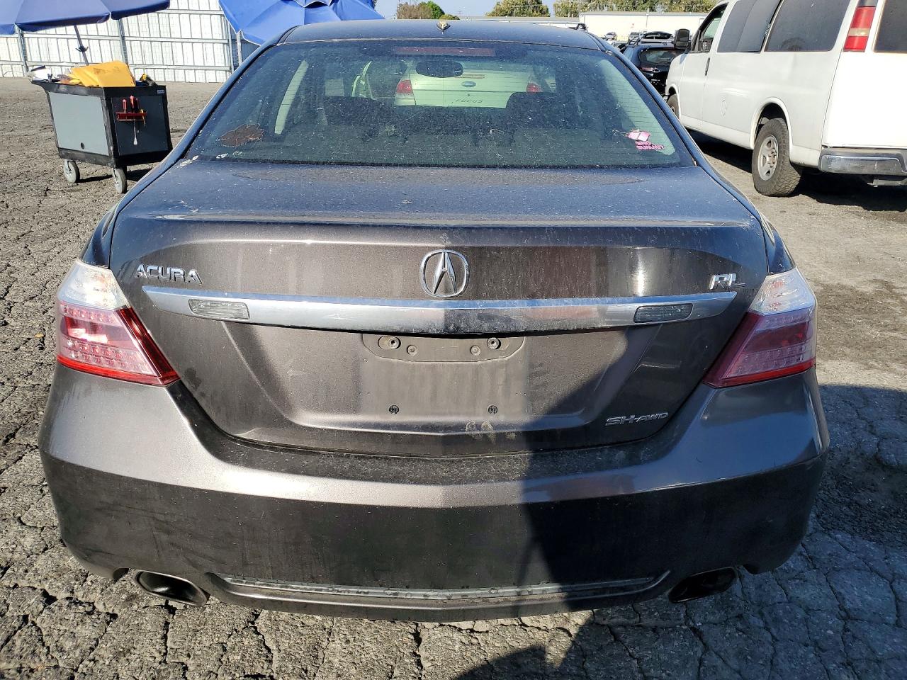 2009 Acura Rl Charcoal vin: JH4KB26679C002154