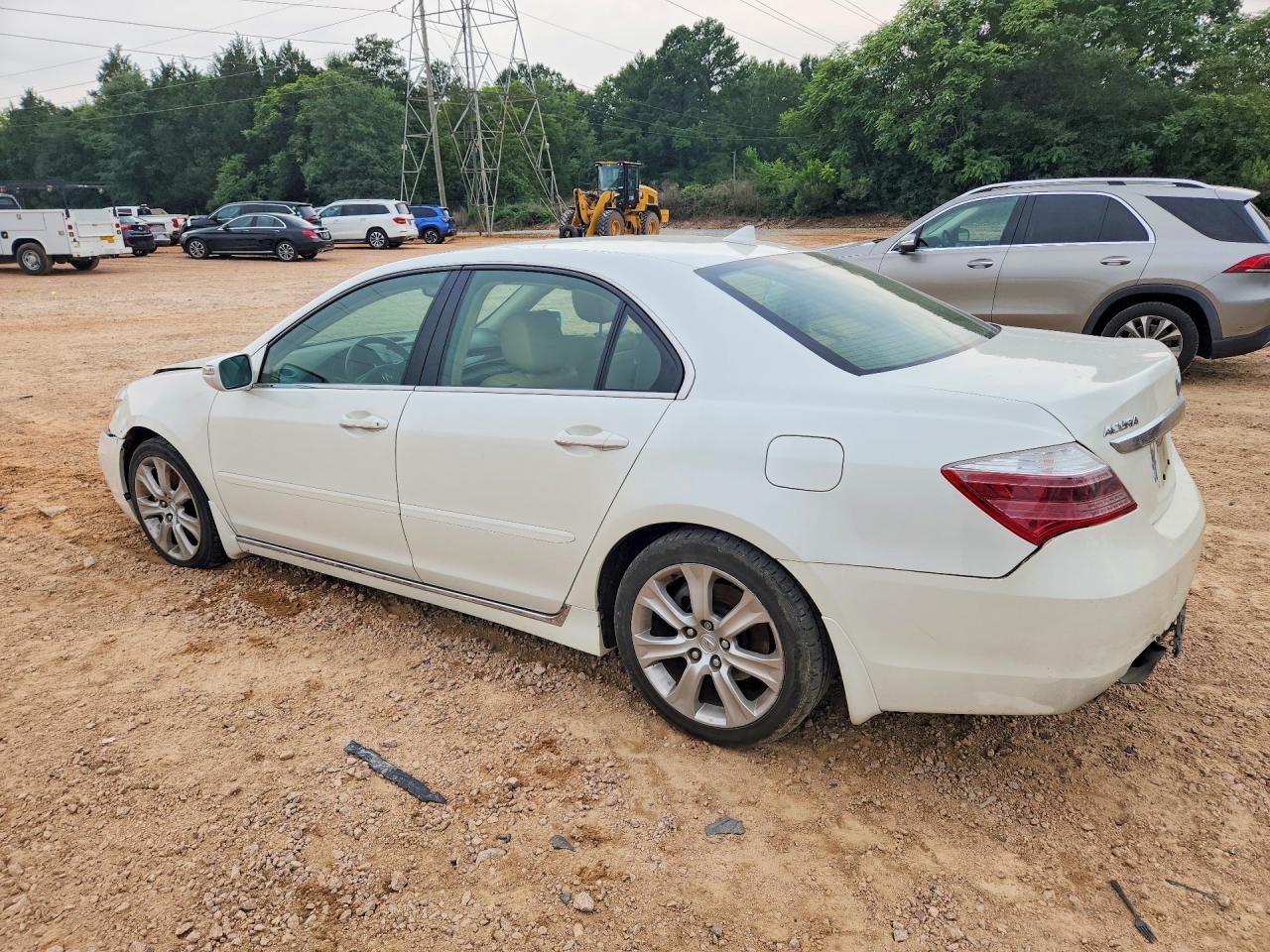 2009 Acura Rl White vin: JH4KB26679C002252
