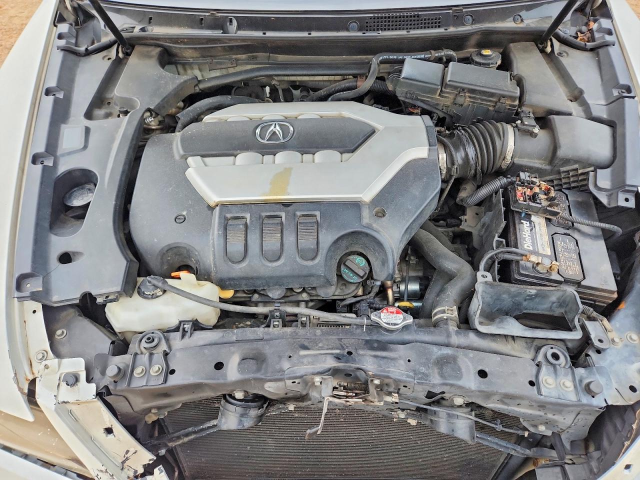 2009 Acura Rl White vin: JH4KB26679C002252
