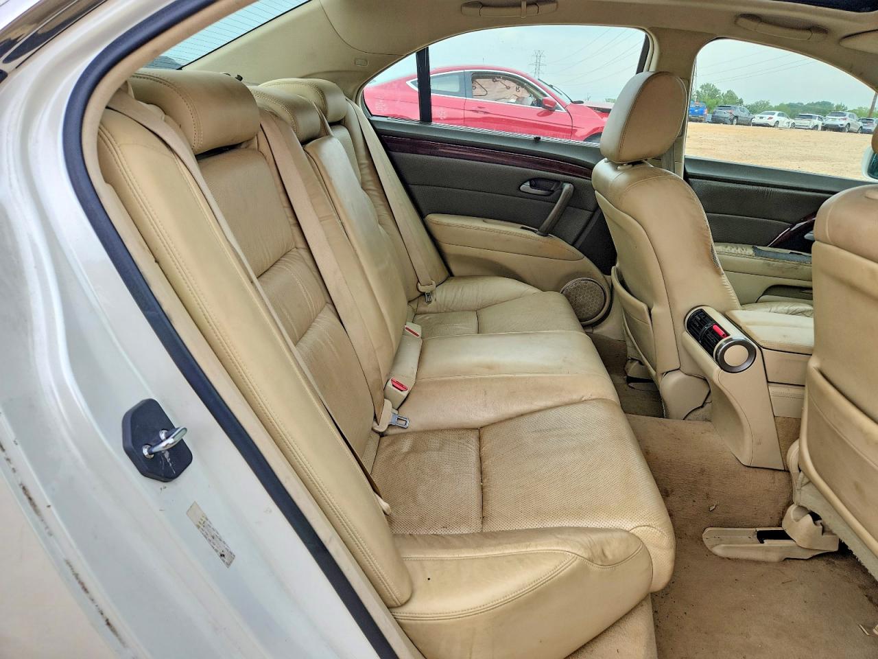 2009 Acura Rl White vin: JH4KB26679C002252
