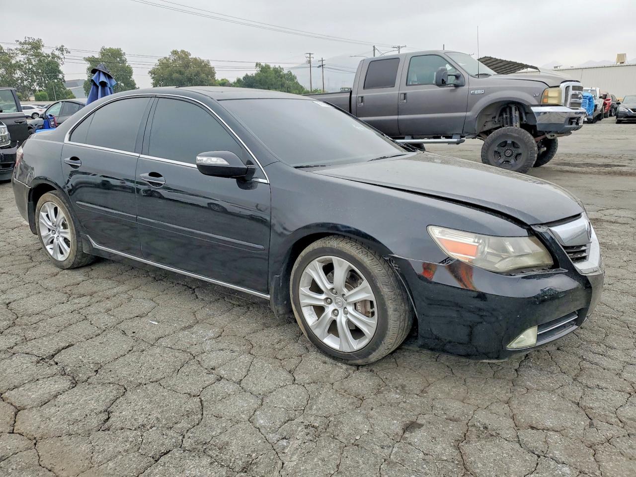 2009 Acura Rl Black vin: JH4KB26679C002266