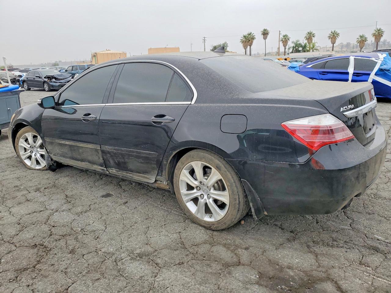 2009 Acura Rl Black vin: JH4KB26679C002266