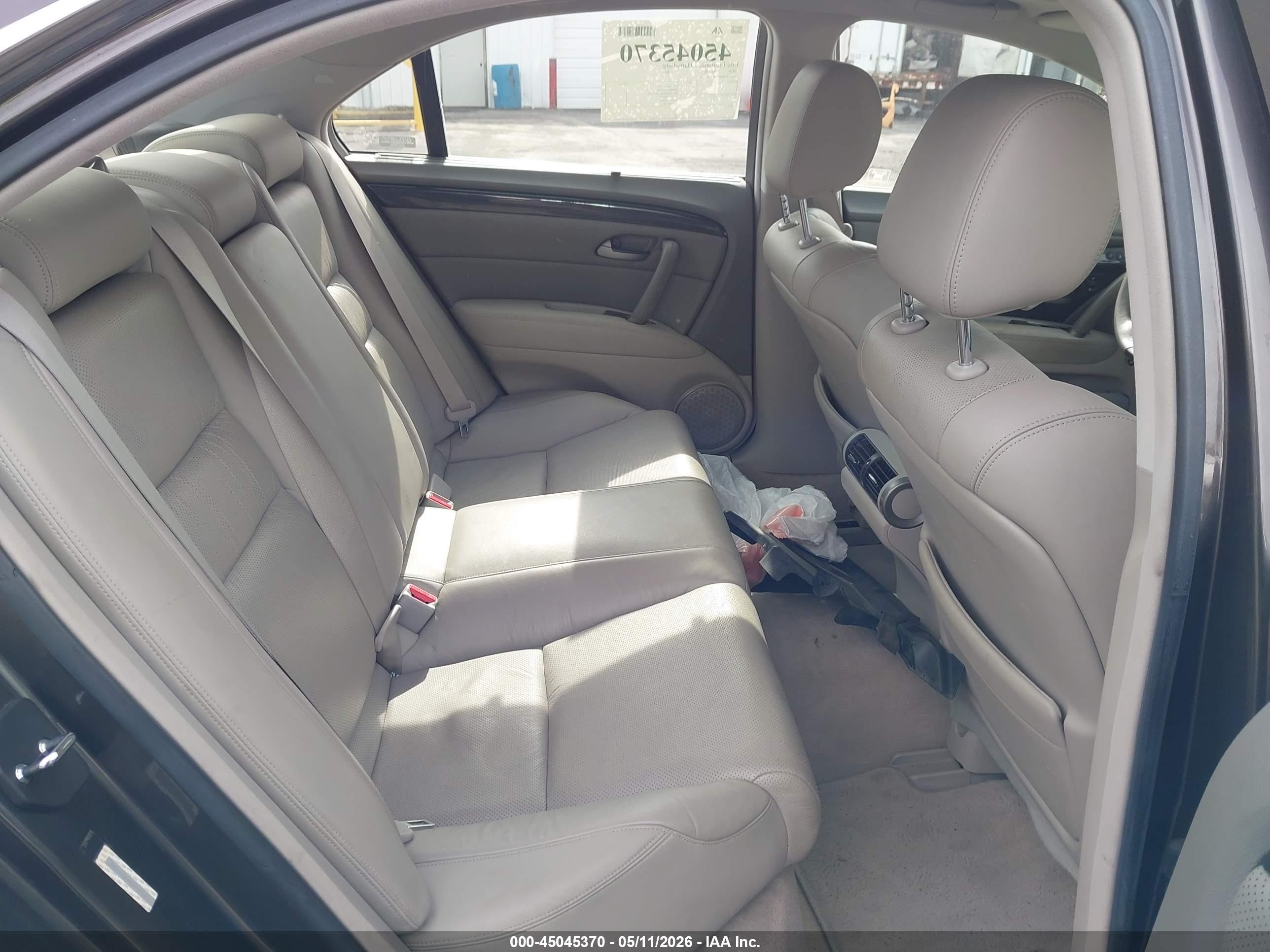 2009 Acura Rl 3.7 Gray vin: JH4KB26689C001613