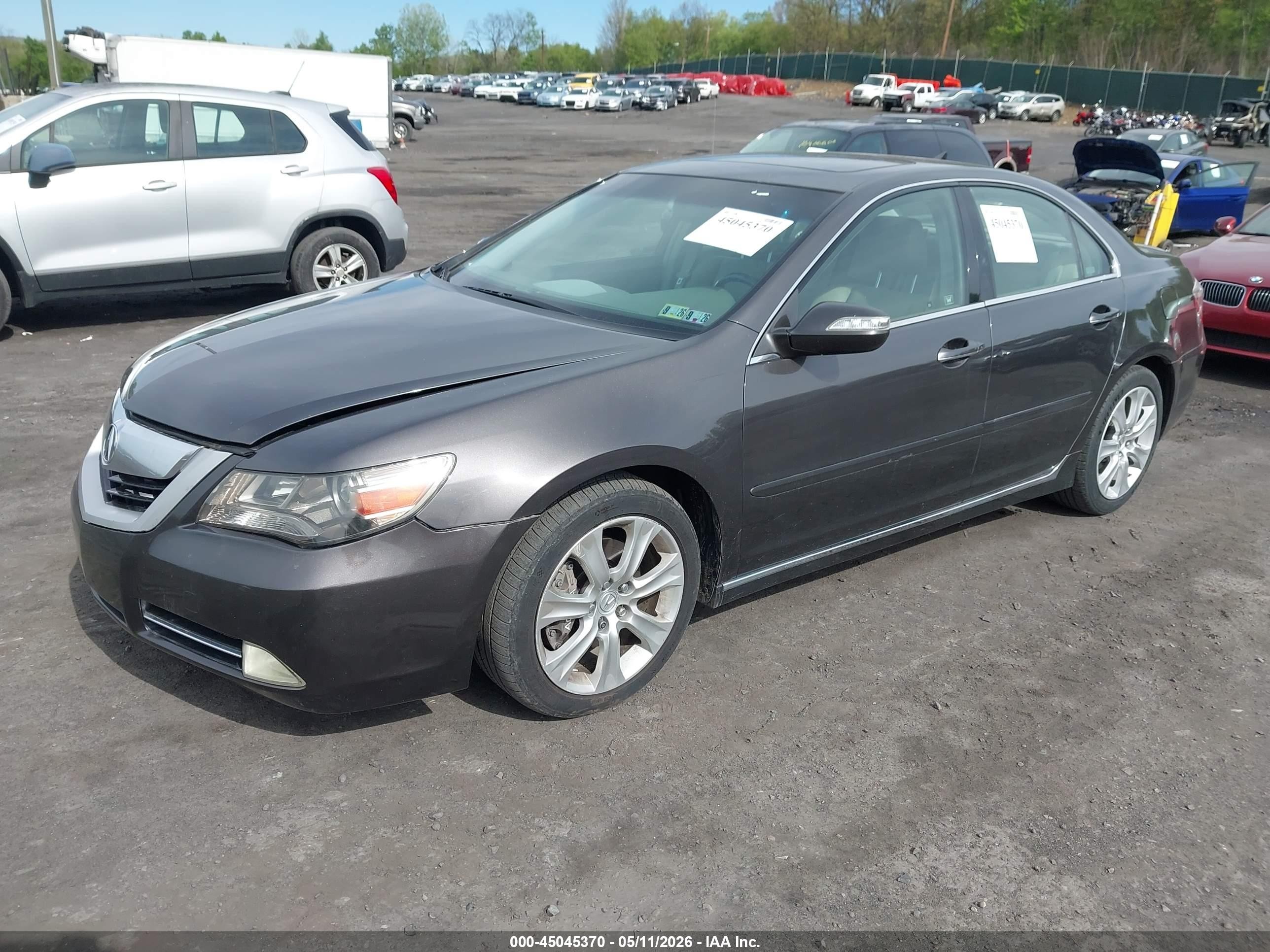 2009 Acura Rl 3.7 Gray vin: JH4KB26689C001613
