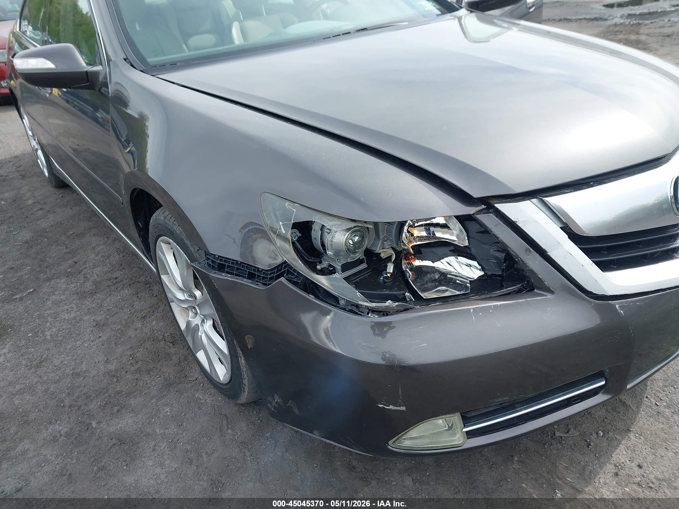 2009 Acura Rl 3.7 Gray vin: JH4KB26689C001613
