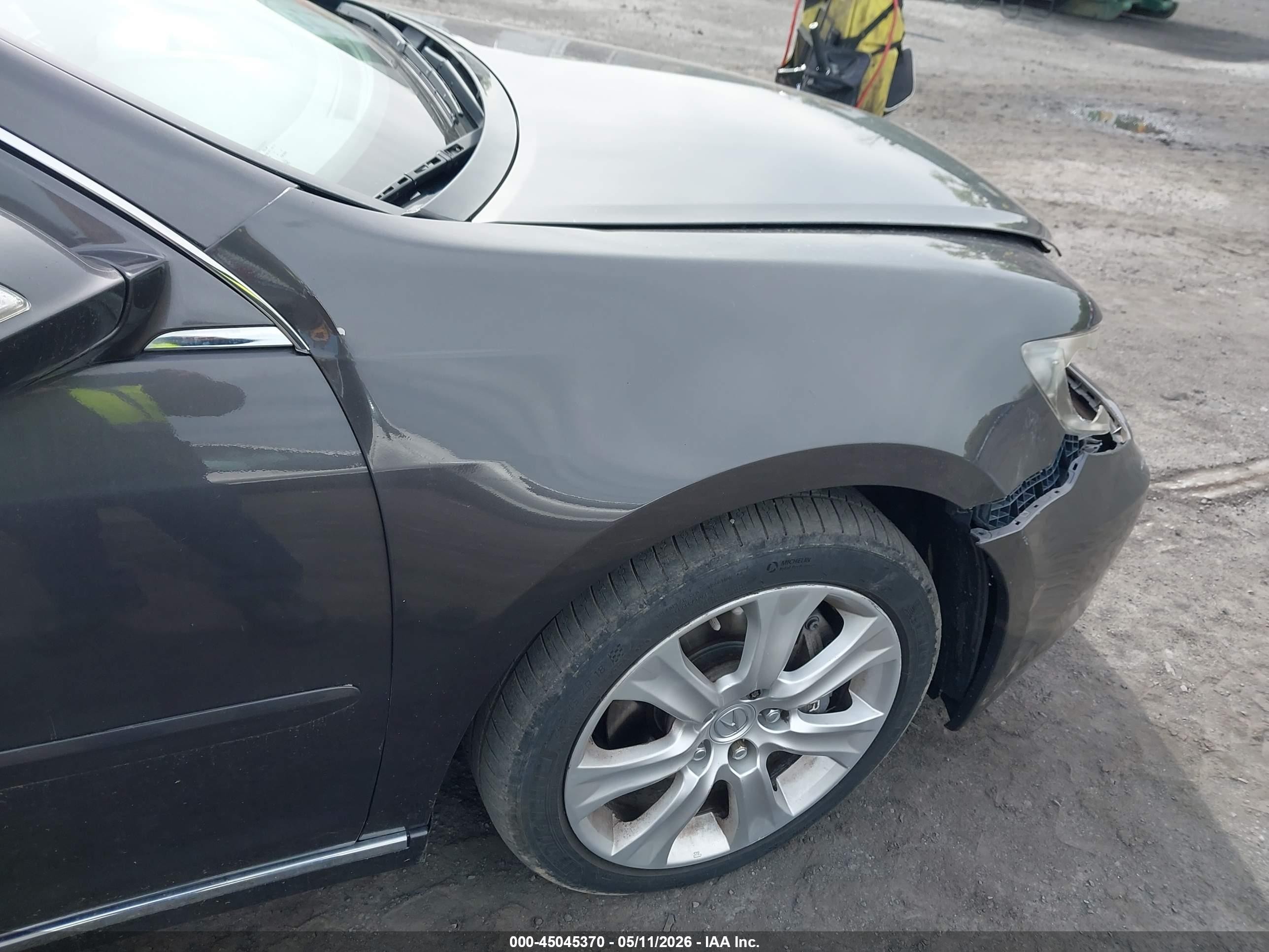 2009 Acura Rl 3.7 Gray vin: JH4KB26689C001613