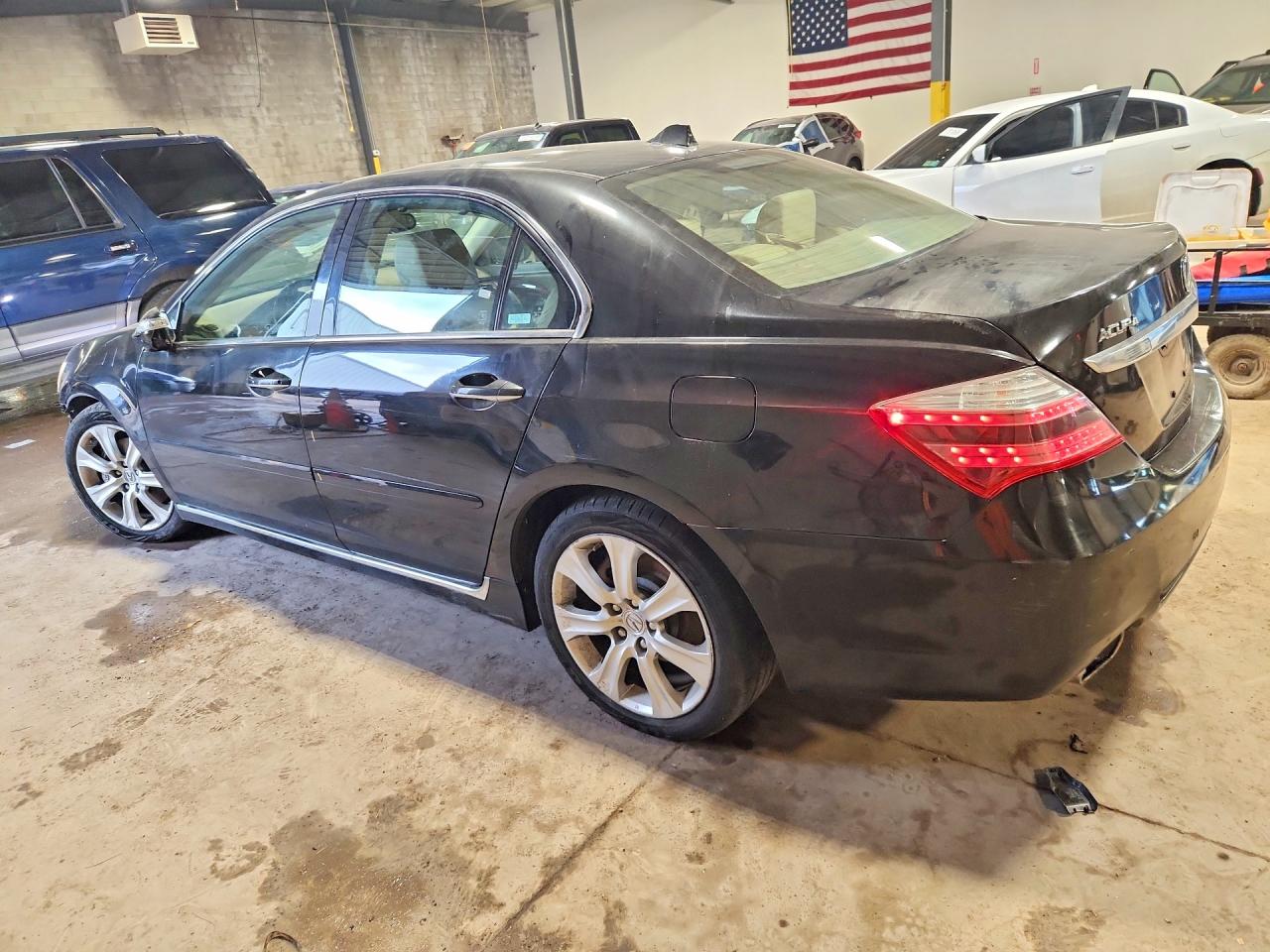 2009 Acura Rl Black vin: JH4KB26689C001921