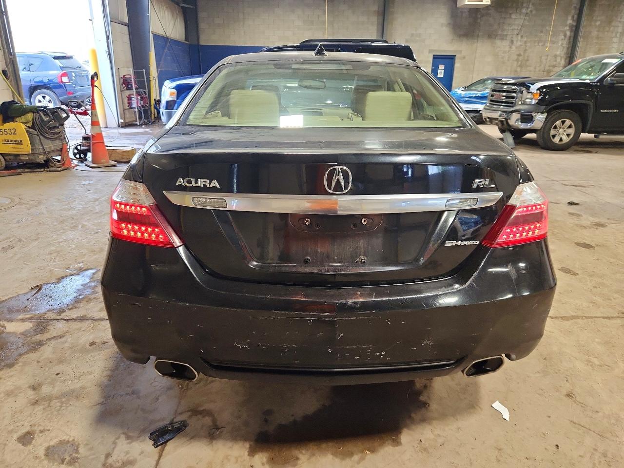 2009 Acura Rl Black vin: JH4KB26689C001921