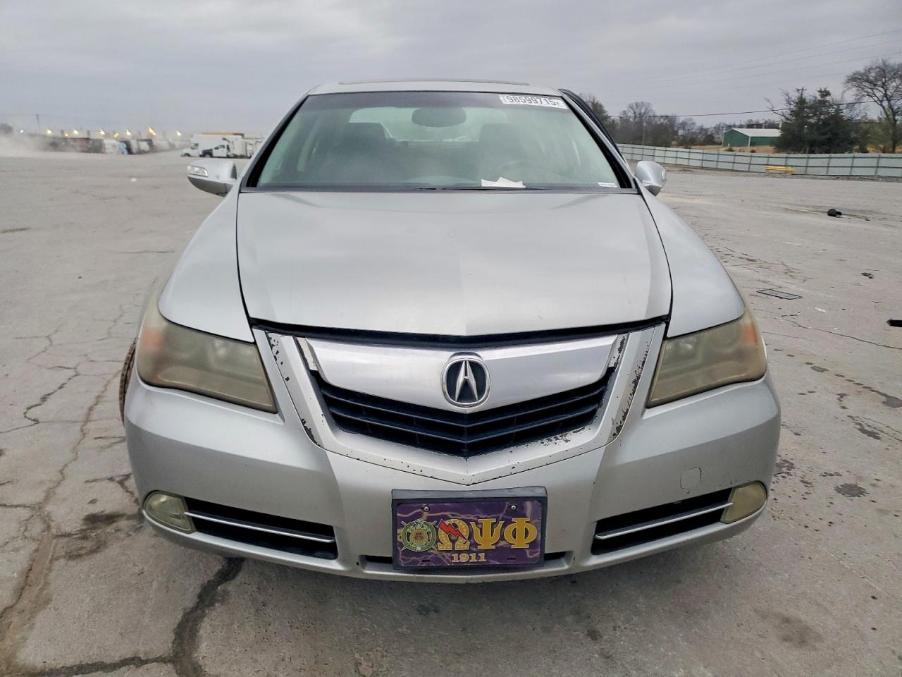 2009 Acura Rl Серебряный vin: JH4KB266X9C001130