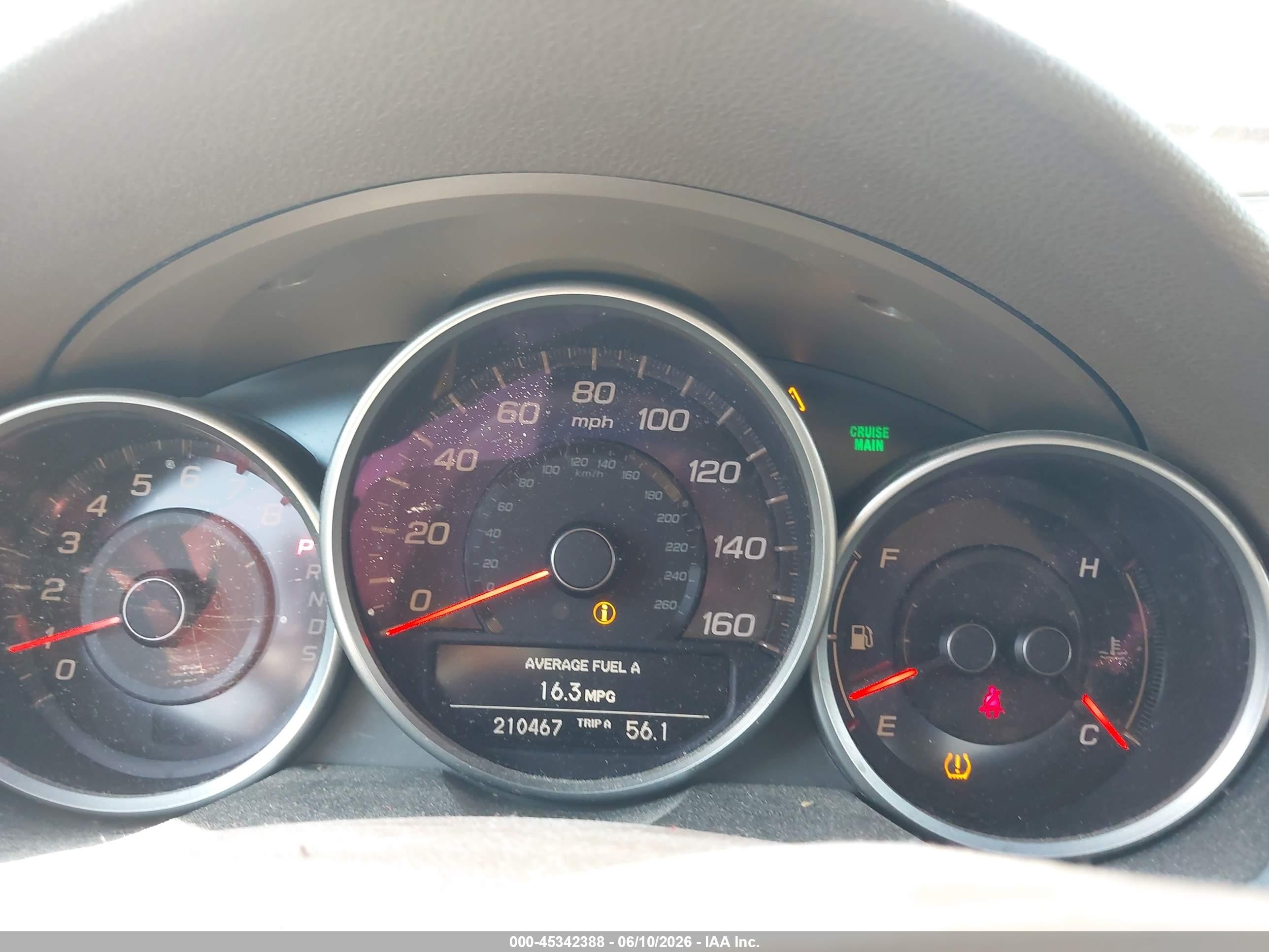 2009 Acura Rl 3.7 Black vin: JH4KB266X9C002178