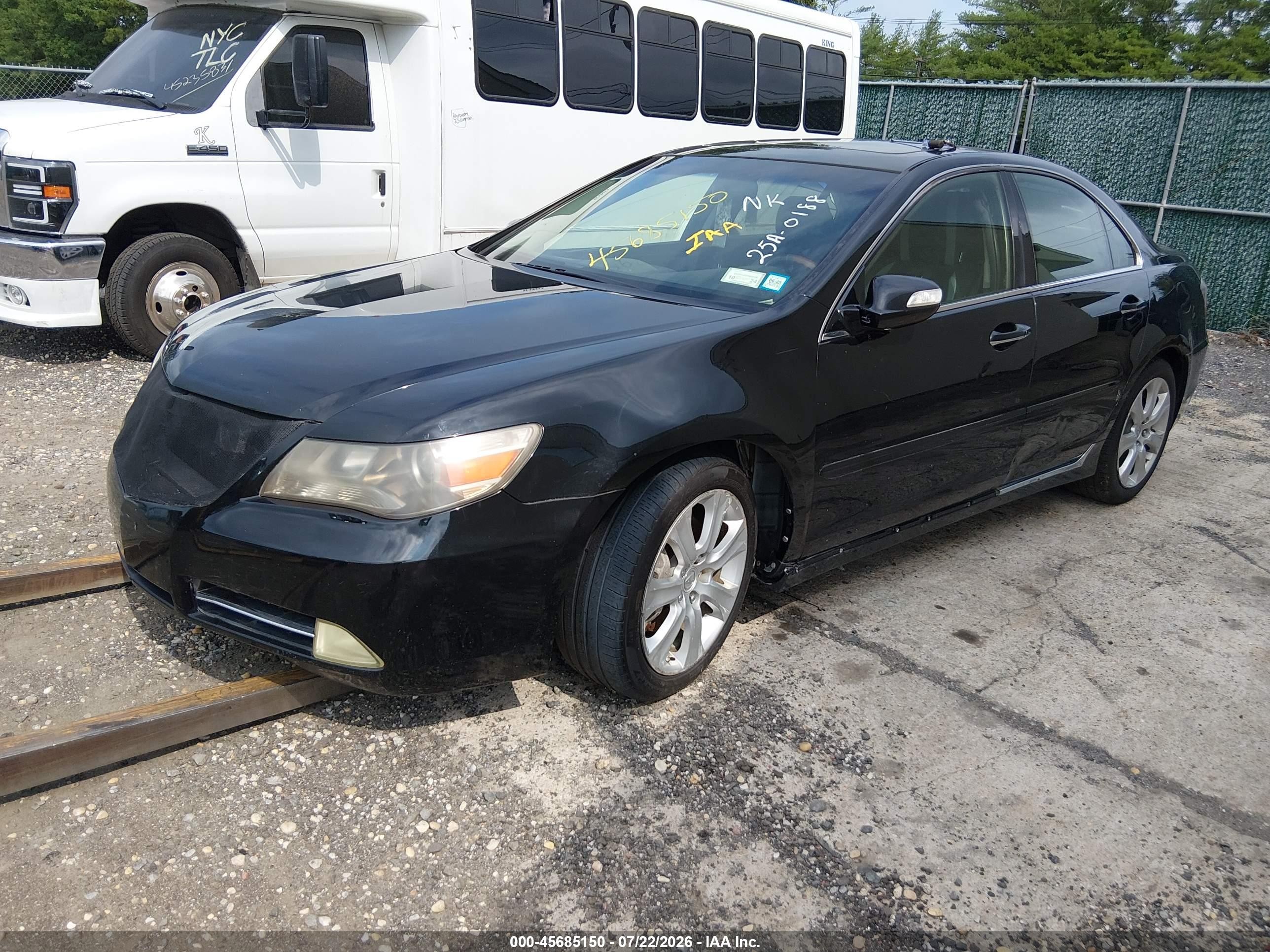 2010 Acura Rl 3.7 Black vin: JH4KB2F60AC001108