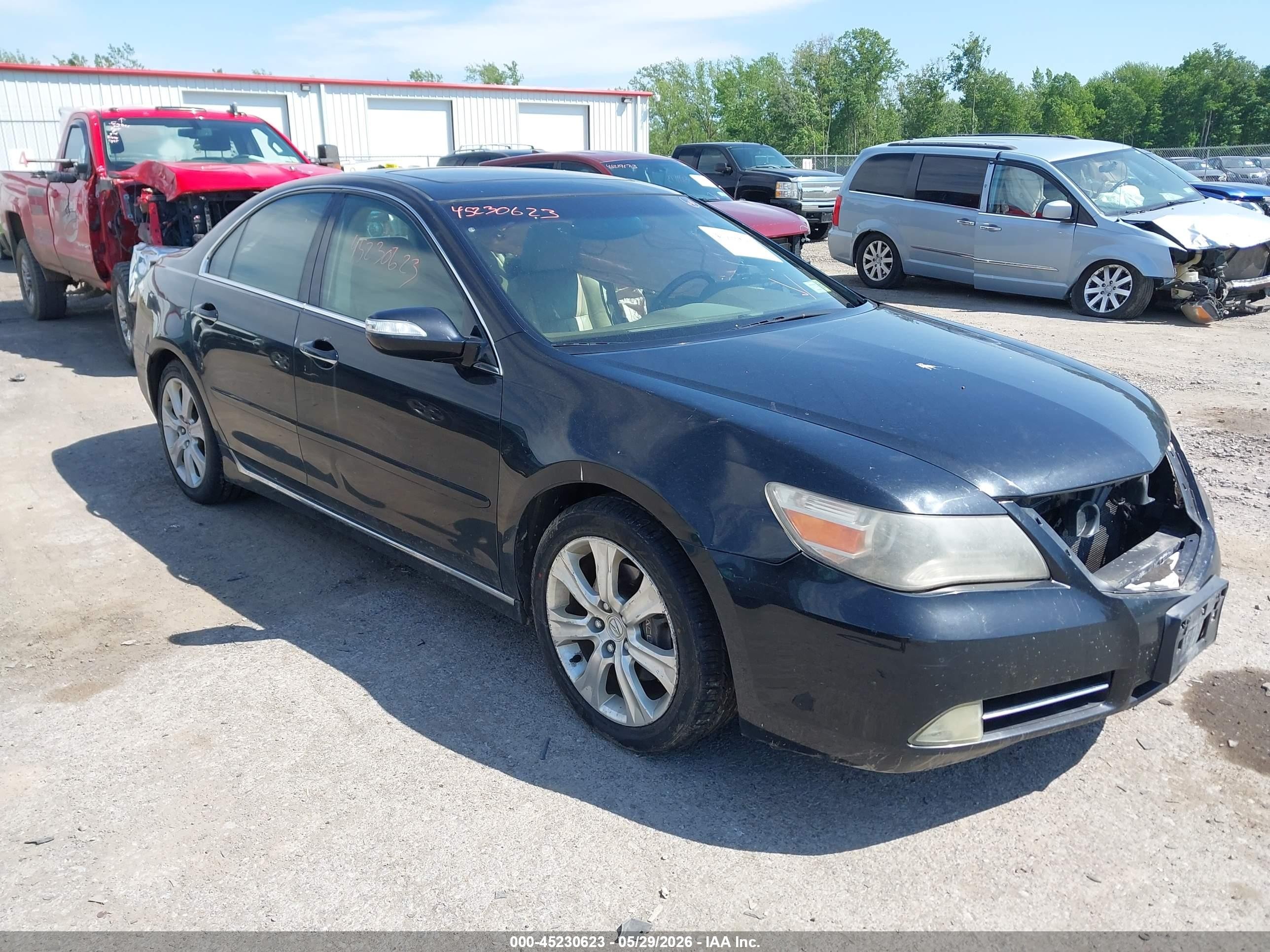 2010 Acura Rl 3.7 Black vin: JH4KB2F60AC001111
