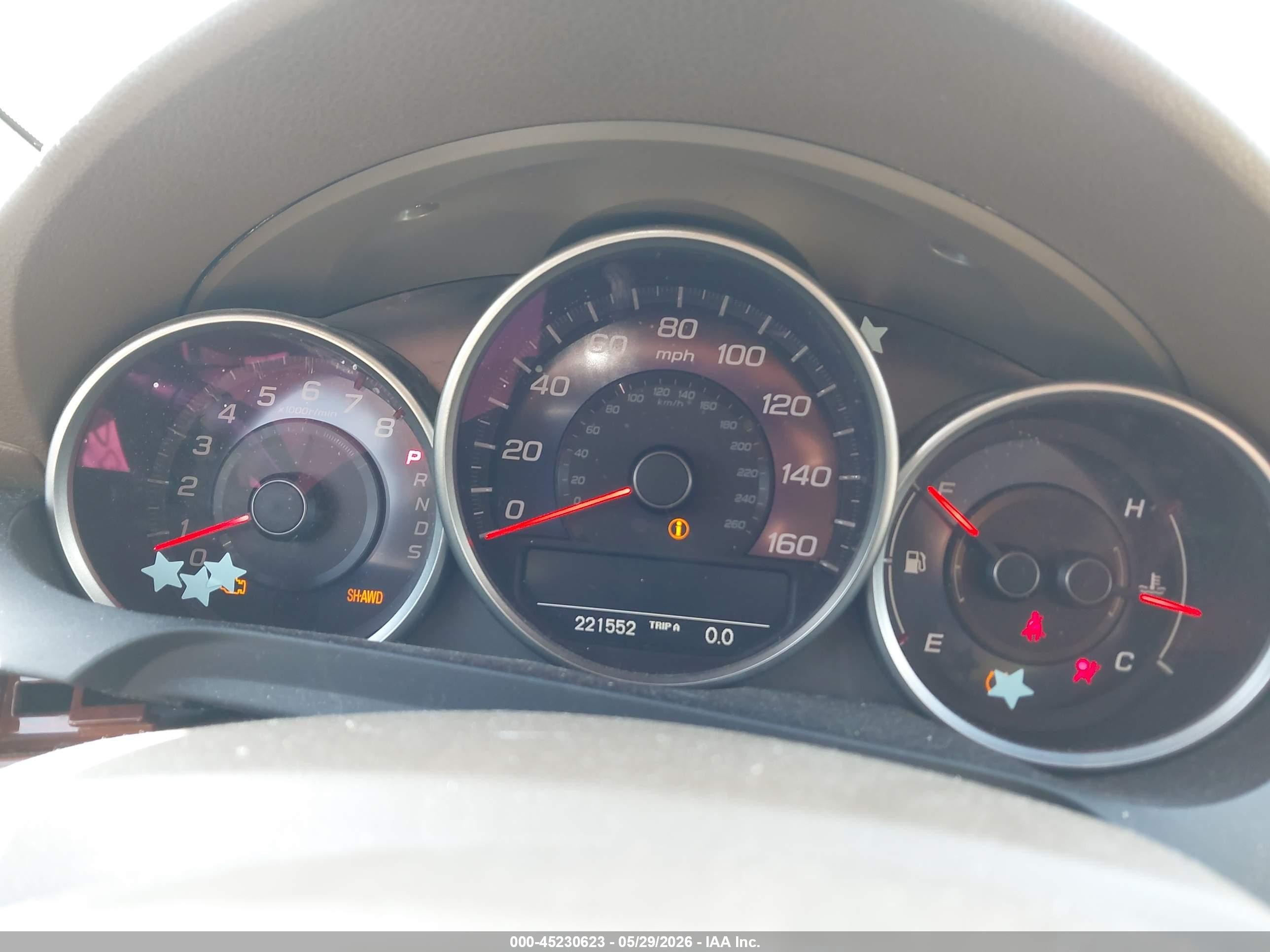 2010 Acura Rl 3.7 Black vin: JH4KB2F60AC001111