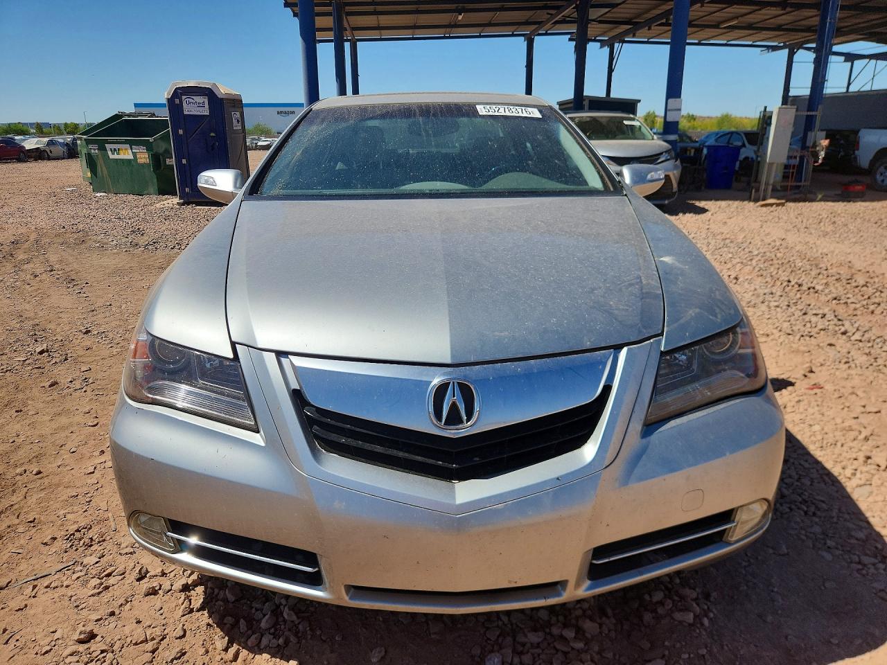 2010 Acura Rl Silver vin: JH4KB2F61AC002848