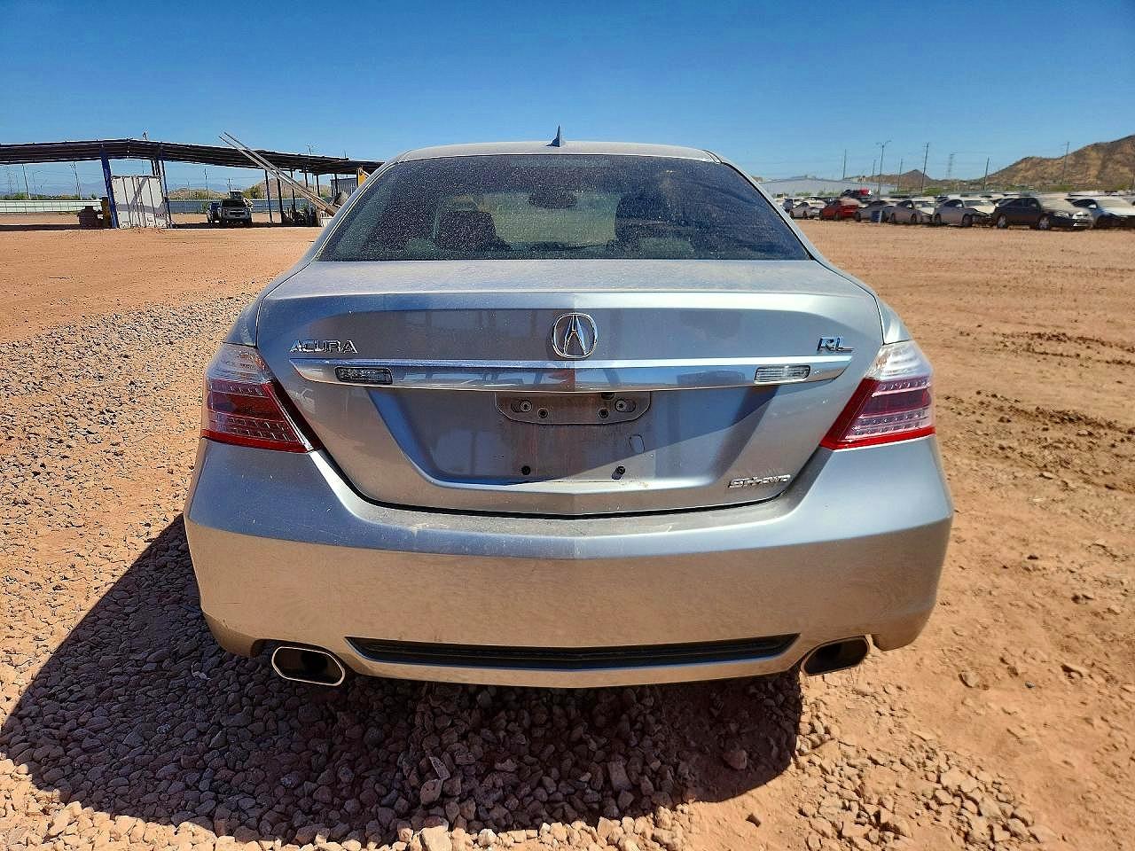 2010 Acura Rl Silver vin: JH4KB2F61AC002848