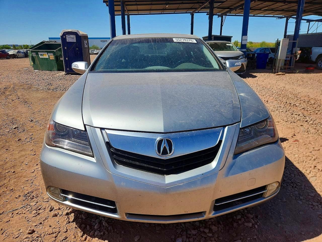 2010 Acura Rl Silver vin: JH4KB2F61AC002848