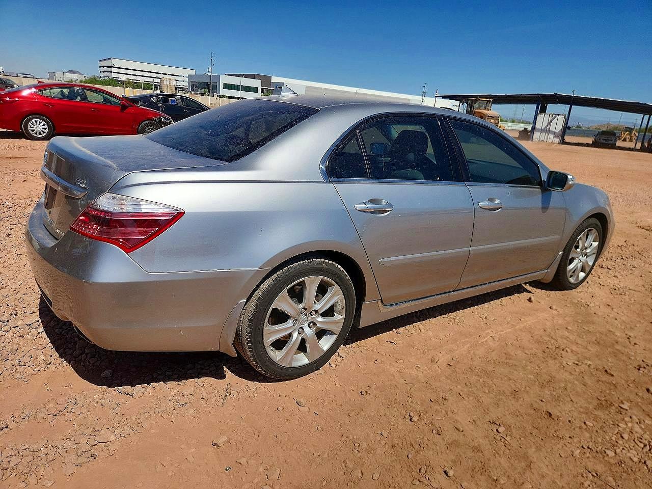2010 Acura Rl Silver vin: JH4KB2F61AC002848