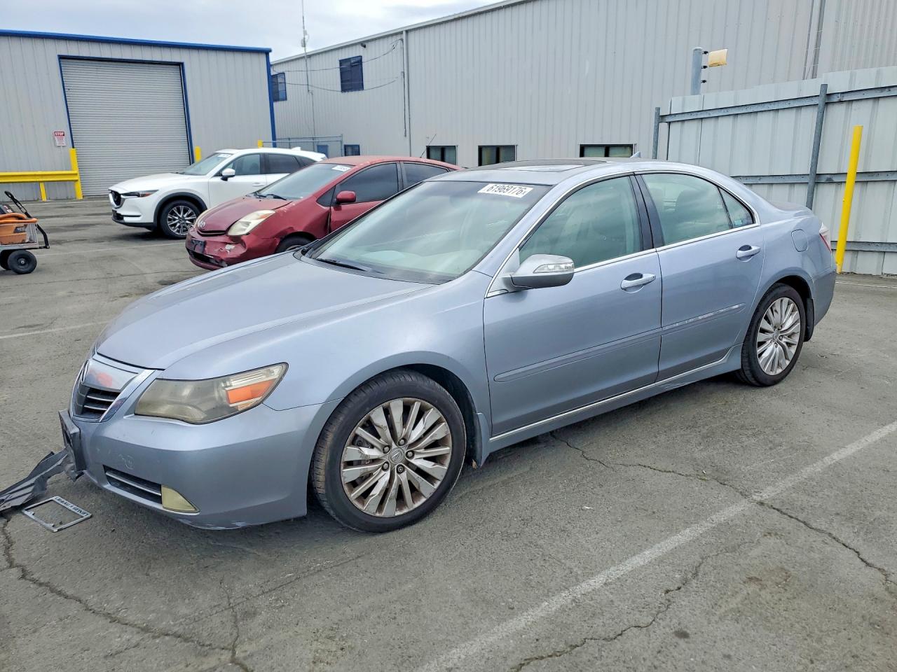 2011 Acura Rl Синий vin: JH4KB2F62BC000902