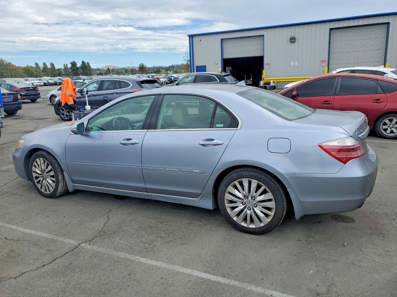 2011 Acura Rl Синий vin: JH4KB2F62BC000902