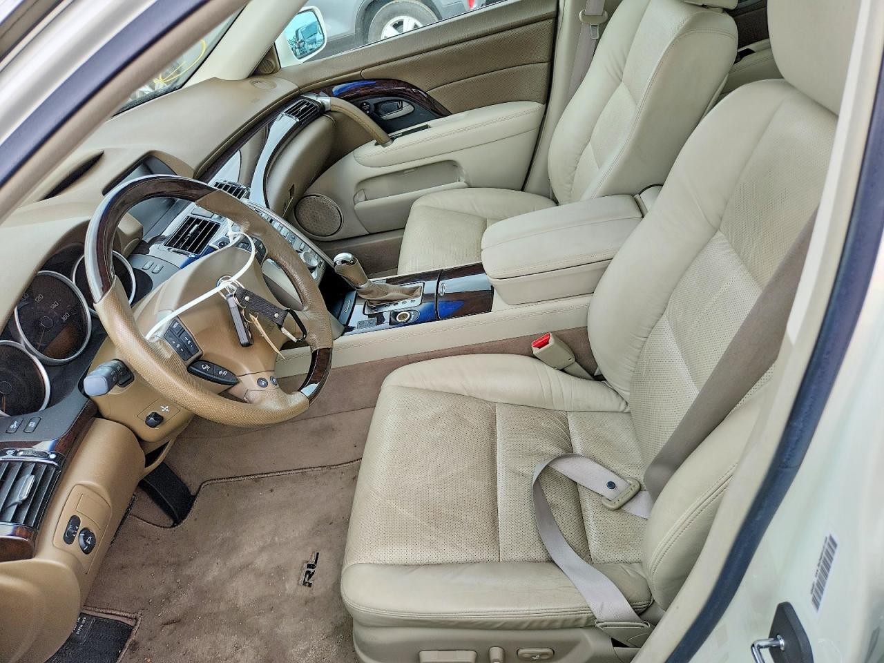 2012 Acura Rl White vin: JH4KB2F62CC000013