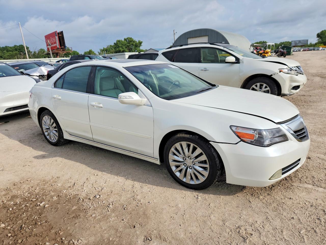 2012 Acura Rl White vin: JH4KB2F62CC000013