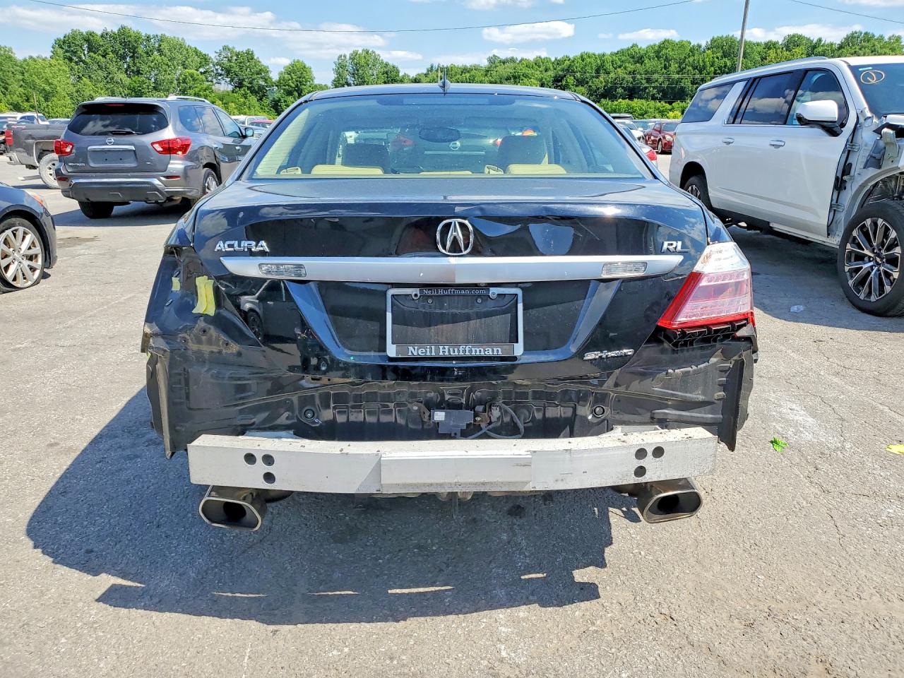 2010 Acura Rl Черный vin: JH4KB2F63AC001927