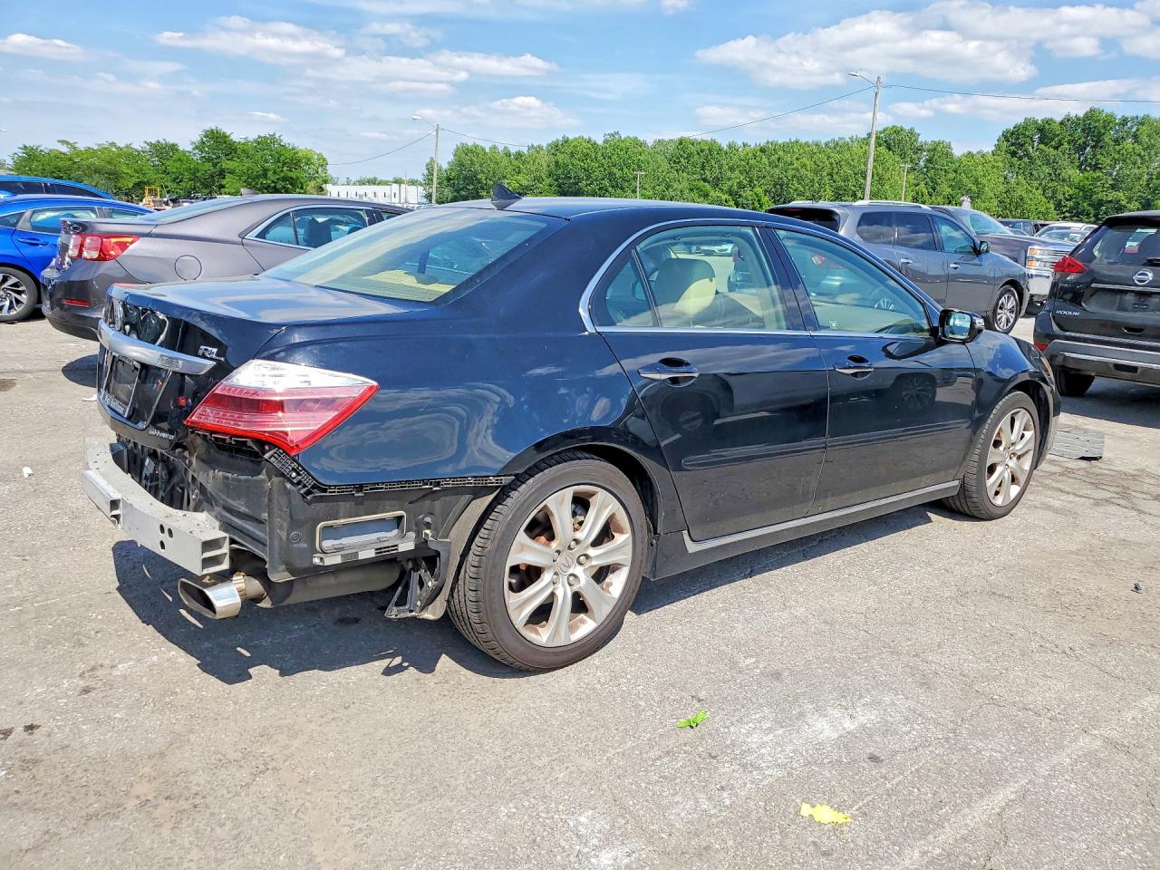 2010 Acura Rl Черный vin: JH4KB2F63AC001927