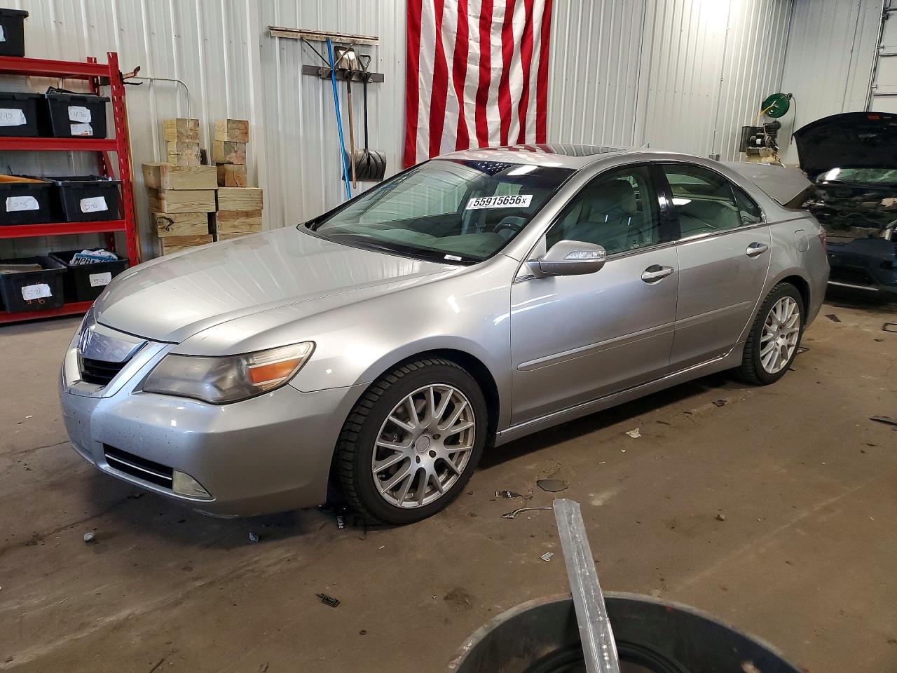 2010 Acura Rl Silver vin: JH4KB2F63AC002690