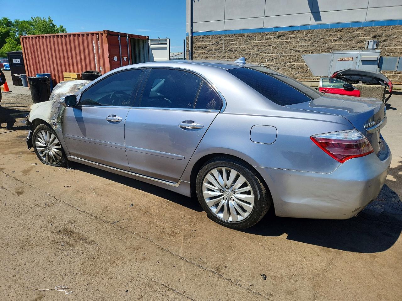 2012 Acura Rl Gray vin: JH4KB2F64CC000207