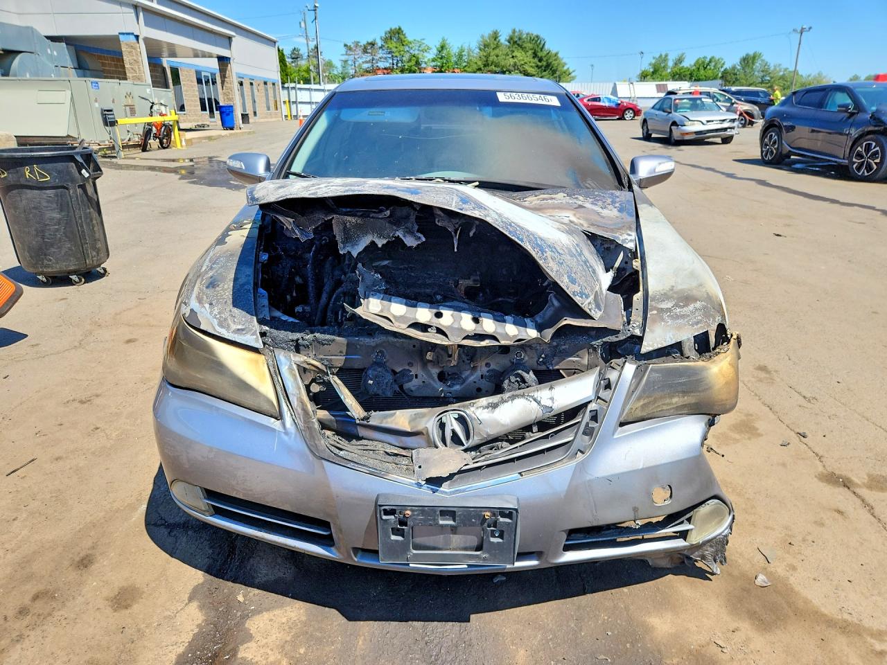 2012 Acura Rl Gray vin: JH4KB2F64CC000207