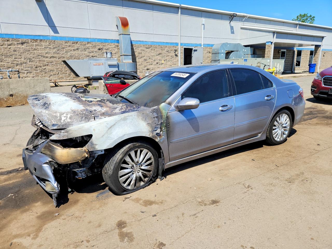 2012 Acura Rl Gray vin: JH4KB2F64CC000207