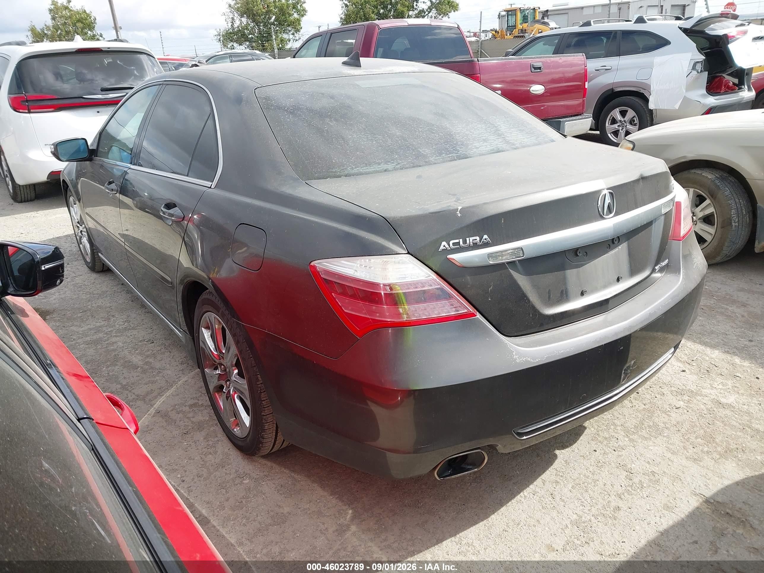 2010 Acura Rl 3.7 Gray vin: JH4KB2F65AC000715