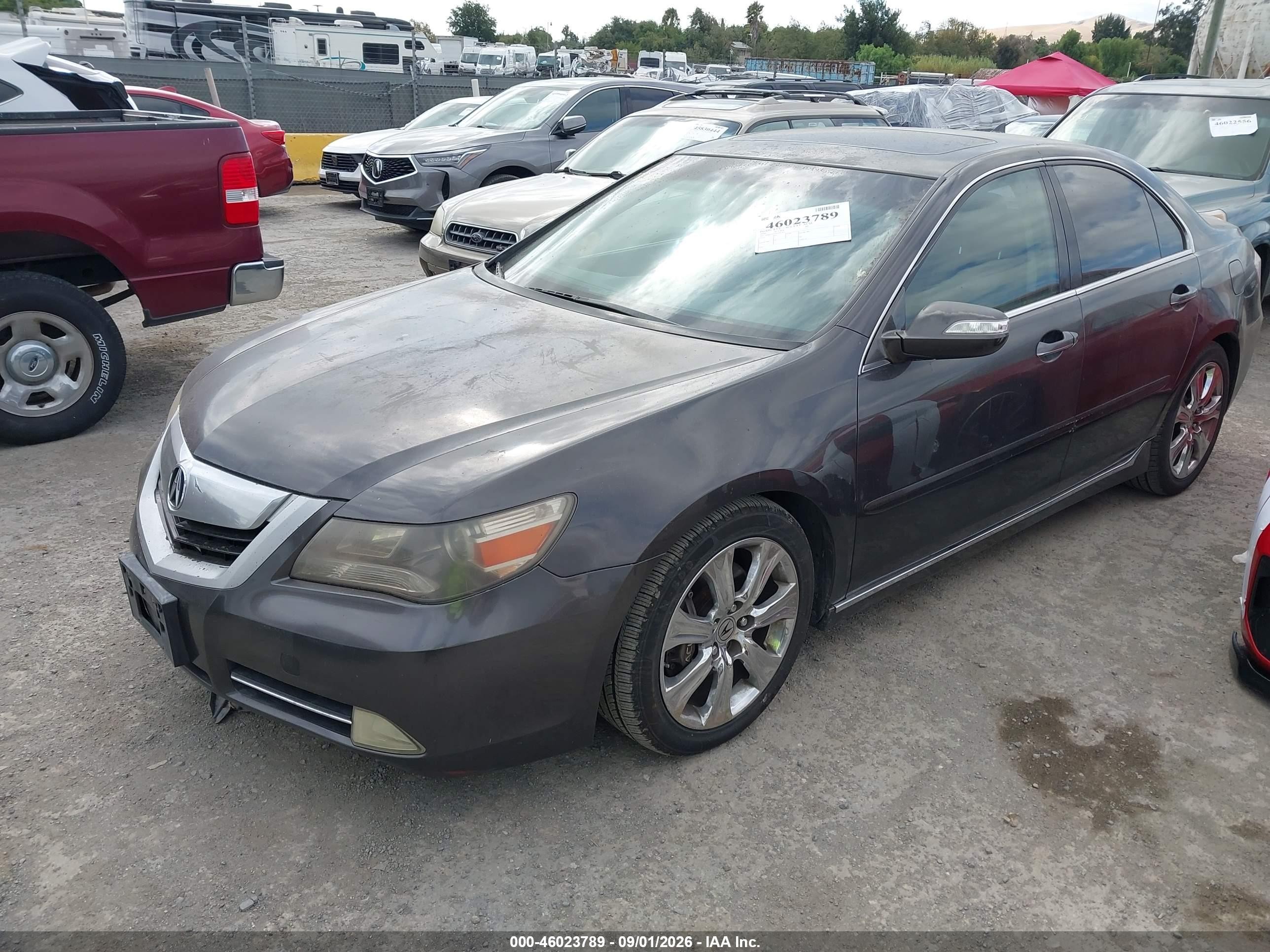2010 Acura Rl 3.7 Gray vin: JH4KB2F65AC000715